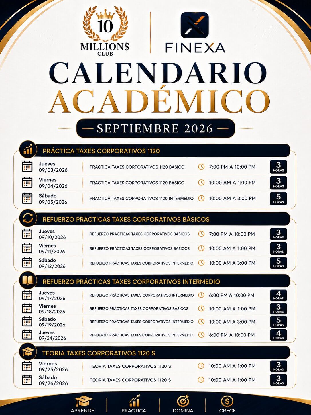 Horario 3