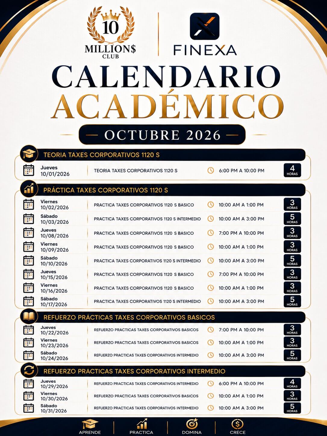 Horario 4